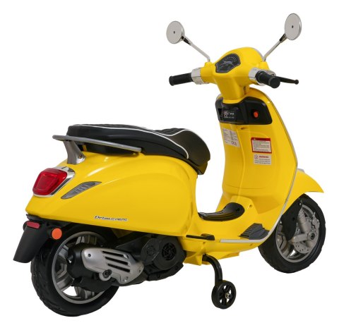 Pojazd Skuter Vespa ROMA Żółty