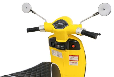 Pojazd Skuter Vespa ROMA Żółty