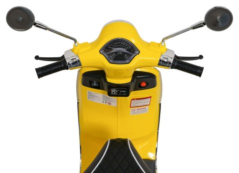 Pojazd Skuter Vespa ROMA Żółty