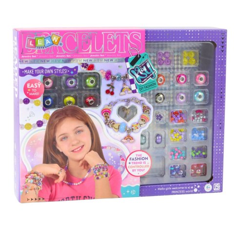 Zestaw Kreatywny Do Robienia Bransoletek DIY Koraliki Zawieszki