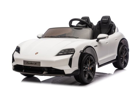 Pojazd Porsche Taycan Turbo S Biały