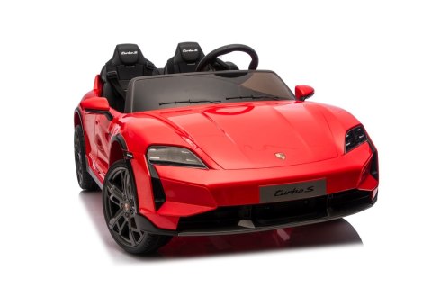 Pojazd Porsche Taycan Turbo S Czerwony