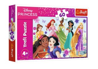Puzzle - 60 - Ksieżniczki w akcji / Disney PrincessFSC Mix 70% 17409