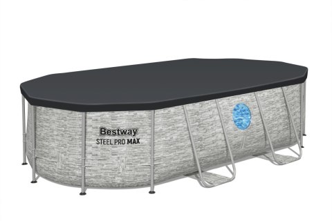 Basen stelażowy Power Steel Swim Vista z oknem 427x250x100 14x8FT BESTWAY 7w1