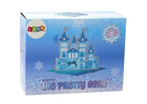 Zestaw Kosmetyków w Kuferku Do Makijażu Paznokci Korona Niebieski