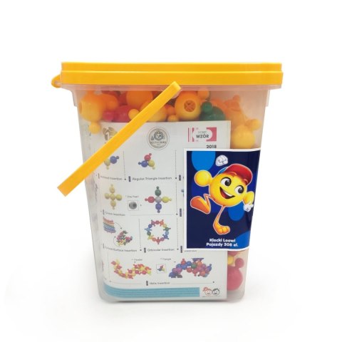 Klocki konstrukcyjne Loowi Pojazdy kulki 308 elementów 4+