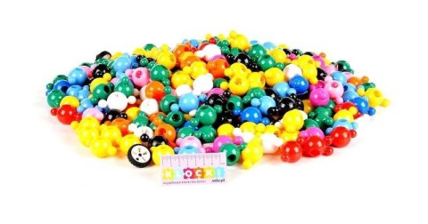 Klocki konstrukcyjne Loowi Zwierzęta kulki 308 elementów 4+