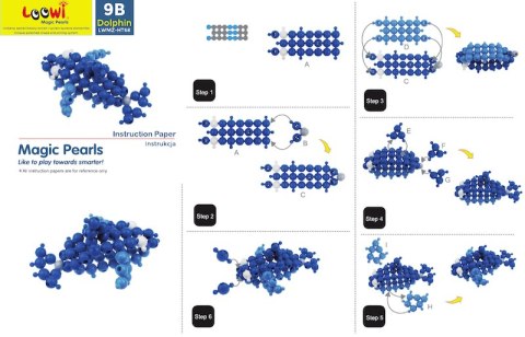 Klocki konstrukcyjne Loowi Zwierzęta kulki 308 elementów 4+