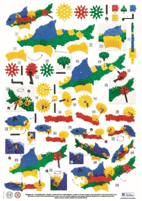 Morphun GearPhun 304 el. + Instrukcje 60 str. A4