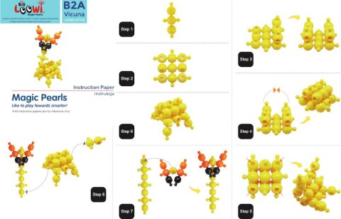 Duże klocki konstrukcyjne Big Loowi Edu 200 elementów 3+
