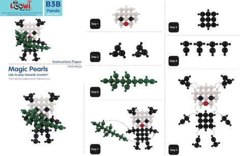 Duże klocki konstrukcyjne Big Loowi Edu 200 elementów 3+