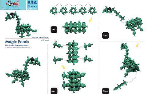 Duże klocki konstrukcyjne Big Loowi Edu 200 elementów 3+