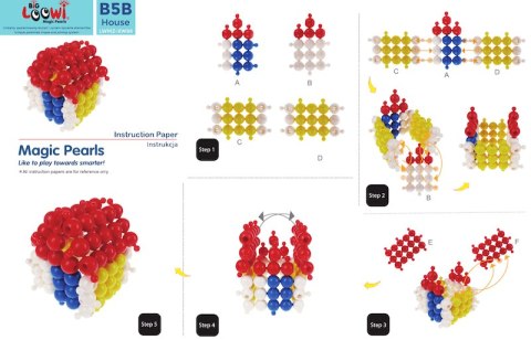 Duże klocki konstrukcyjne Big Loowi Edu 200 elementów 3+