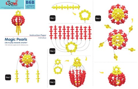 Duże klocki konstrukcyjne Big Loowi Edu 200 elementów 3+