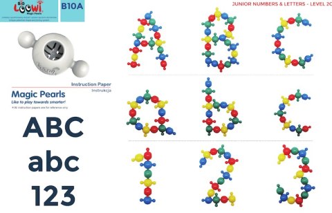 Duże klocki konstrukcyjne Big Loowi kulki 110 elementów 3+