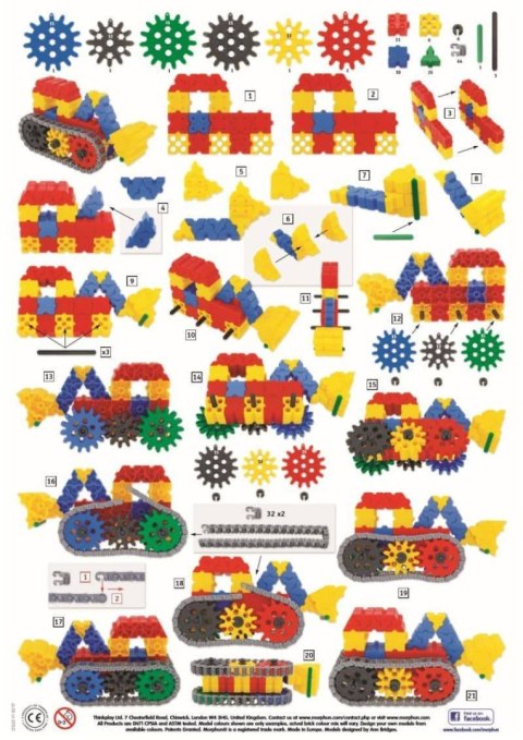 Gearphun łańcuszek - 75 elementów - zestaw uzupełniający