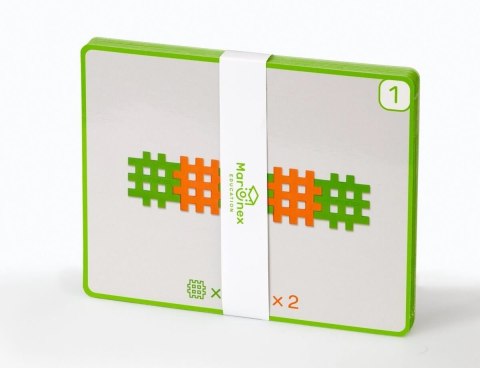 Klocki edukacyjne Marioinex Mini Waffle EDU 500 elementów dla 4-latka wspierające motorykę