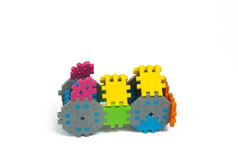 Klocki edukacyjne Marioinex Mini Waffle Konstruktor 140 elementów dla 4-latka wspierające motorykę