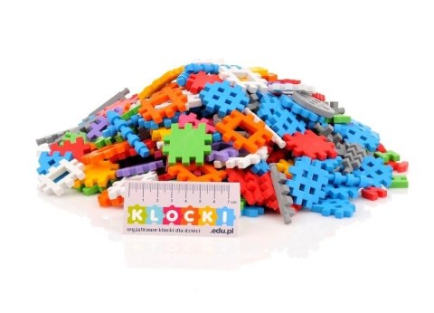 Klocki edukacyjne Marioinex Mini Waffle Wafle Konstruktor 300 elementów dla 4-latka wspierające m...