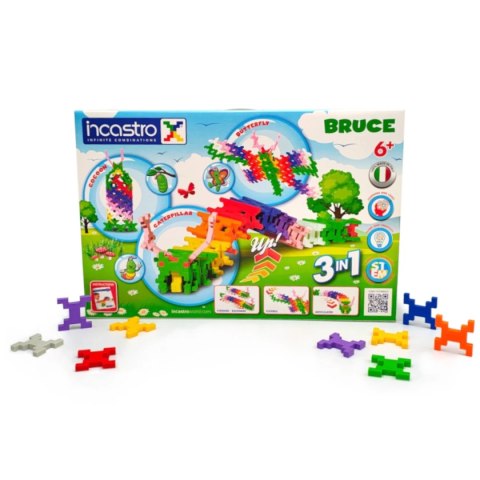 Klocki konstrukcyjne Incastro Bruce 3w1 103 elementy 4+