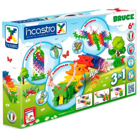 Klocki konstrukcyjne Incastro Bruce 3w1 103 elementy 4+