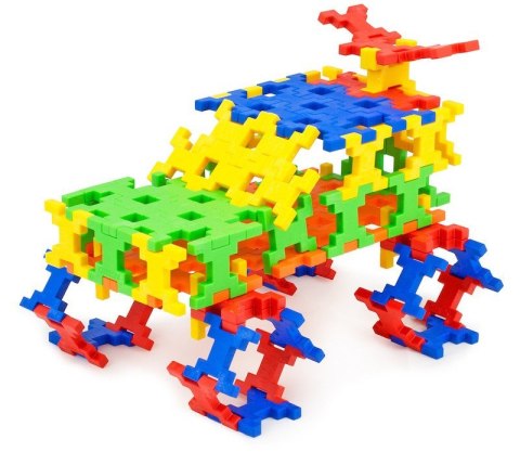 Klocki konstrukcyjne Incastro Colors Maxi kolorowe 100 elementów 4+