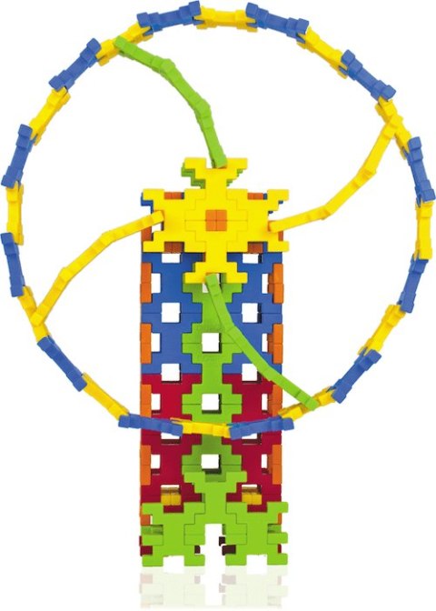 Klocki konstrukcyjne Incastro Cube XL 100 elementów 4+