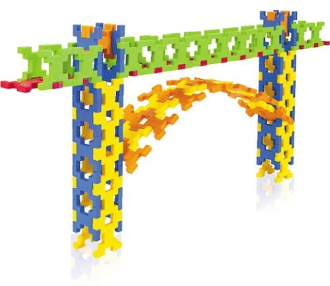 Klocki konstrukcyjne Incastro Cube XL 100 elementów 4+