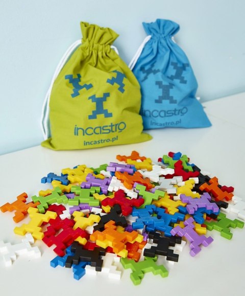 Klocki konstrukcyjne Incastro Cube M 40 elementów 4+