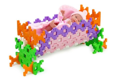 Klocki konstrukcyjne Incastro Midi Pink pastelowe 60 elementów 4+