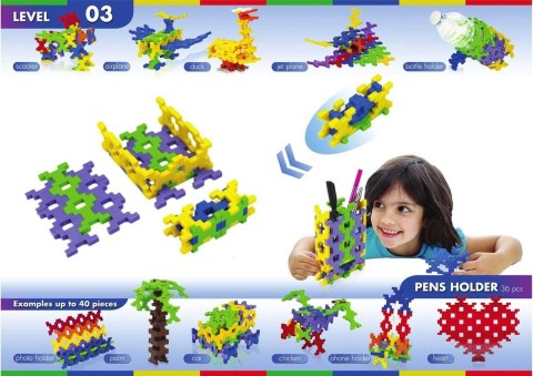 Klocki konstrukcyjne Incastro Pack 200 elementów 4+