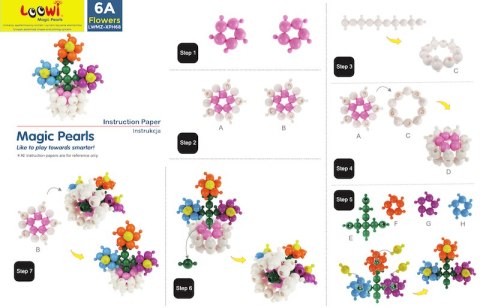 Klocki konstrukcyjne Loowi kulki zestaw edukacyjny 525 elementów 4+
