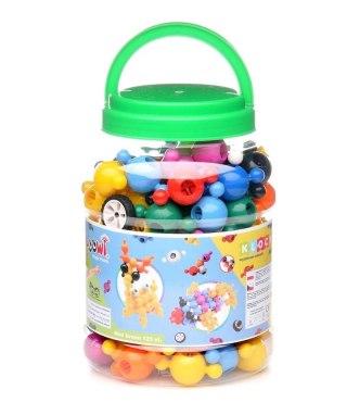 Klocki konstrukcyjne Loowi kulki zielone 125 elementów 4+