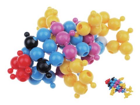 Klocki konstrukcyjne Loowi kulki zielone 125 elementów 4+