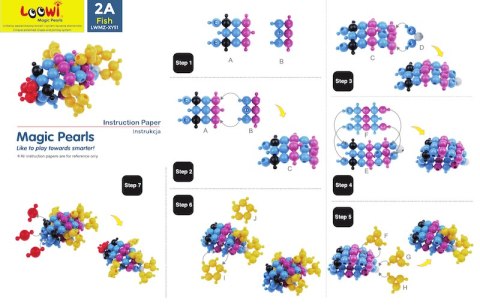 Klocki konstrukcyjne Loowi kulki zielone 125 elementów 4+