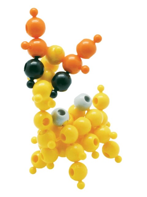 Klocki konstrukcyjne Loowi kulki zielone 125 elementów 4+