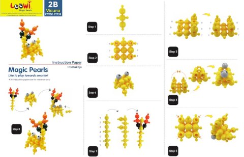 Klocki konstrukcyjne Loowi kulki zielone 125 elementów 4+