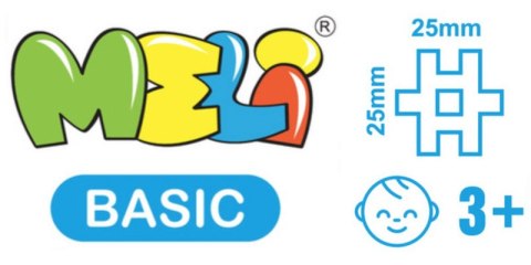 Klocki konstrukcyjne Meli Basic 1000 el.