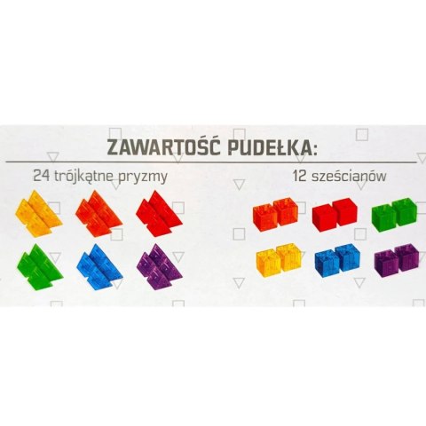 Klocki magnetyczne Flip and Snap Loowi 36 elementów 4+