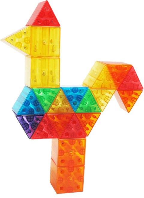 Klocki magnetyczne Flip and Snap Loowi 36 elementów 4+