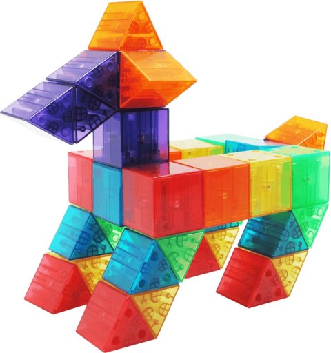 Klocki magnetyczne Flip and Snap Loowi 36 elementów 4+