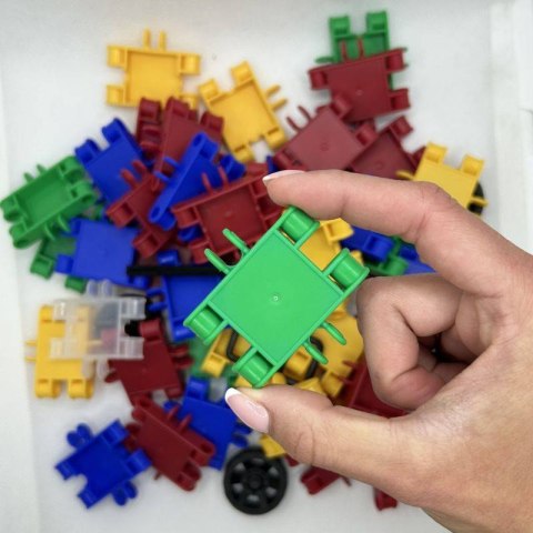 Klocki Clics Wiaderko 10w1 275 el. konstrukcyjne 5+