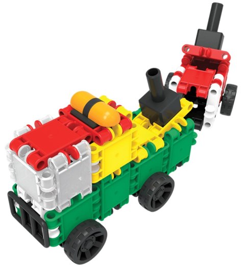 Klocki Clics Wiaderko 10w1 275 el. konstrukcyjne 5+