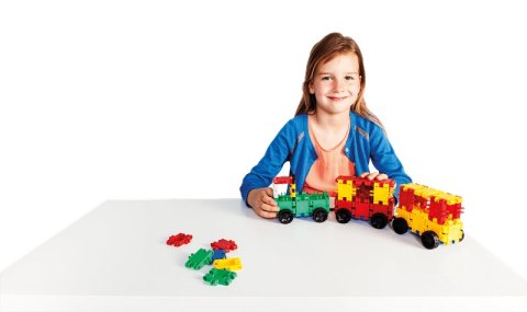 Klocki Clics Wiaderko 8w1 160 el. konstrukcyjne 4+