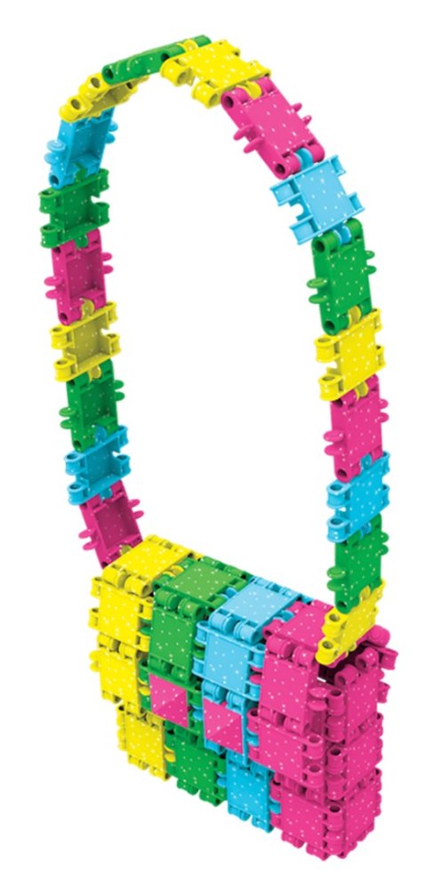 Klocki Clics Wiaderko 8w1 Glitter brokatowe 175 el. 4+