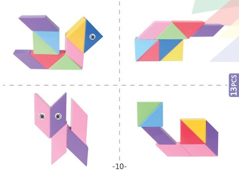 Klocki Magnetyczny Tangram - Magic Big Tangram 60 el.