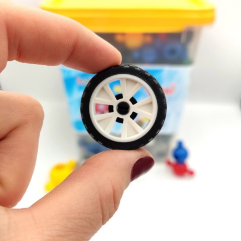 Klocki konstrukcyjne Loowi i Big Loowi mix kulki 200 elementów 3+