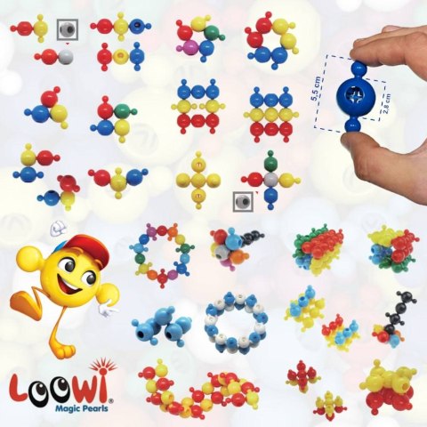 Klocki konstrukcyjne Loowi kulki 40 elementów 4+