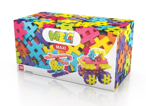 Klocki konstrukcyjne Meli Maxi 100 el.