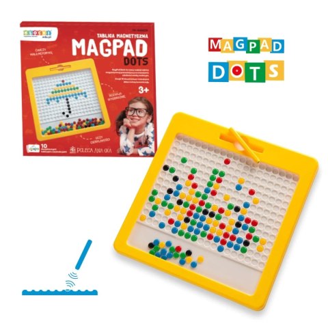 Tablica magnetyczna MagPad Dots - żółta